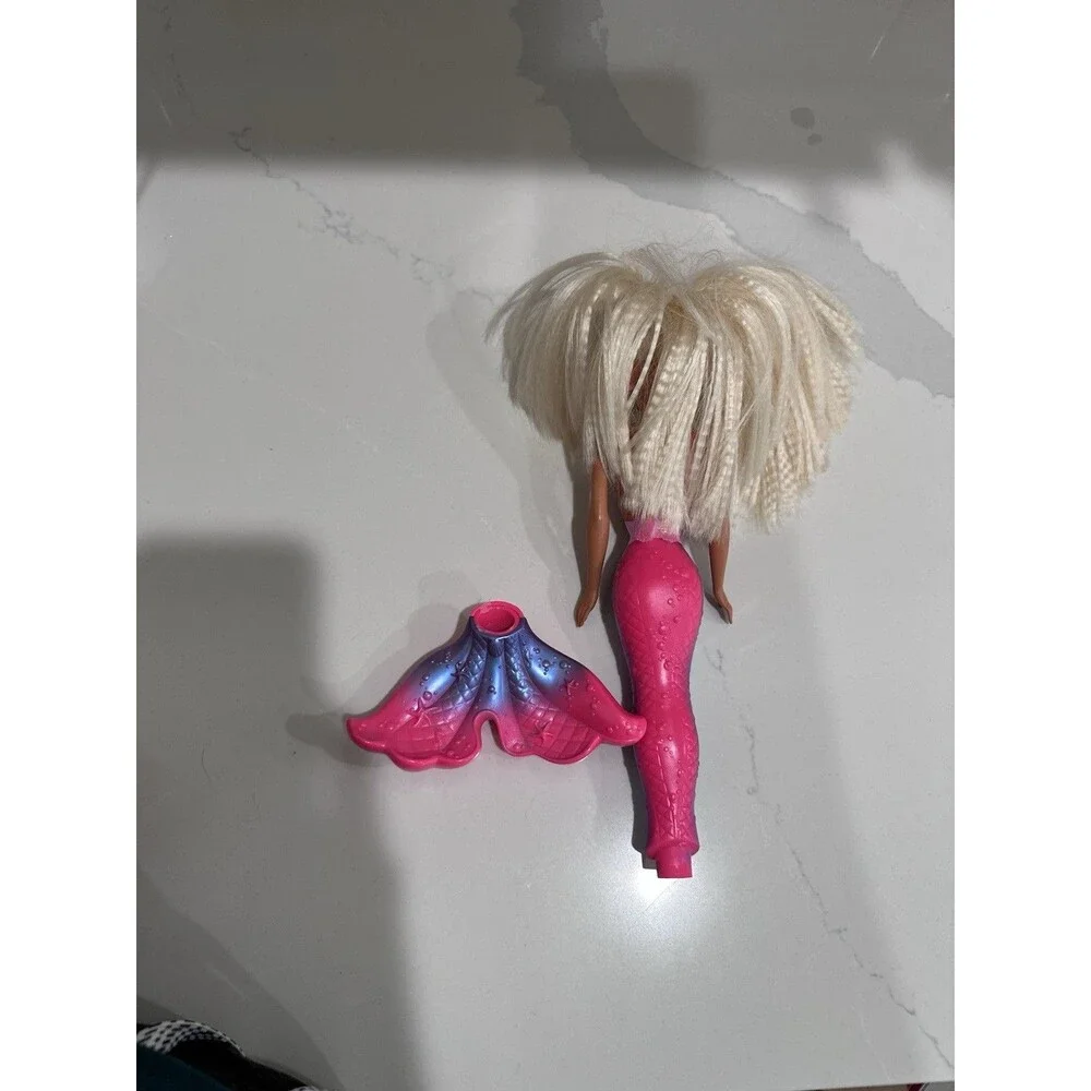 Vintage 1996 Barbie Bubbling Mermaid Doll Blonde Blue Tail Mattel 16131 Y2K